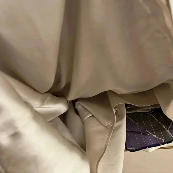 BCBGMaxAzria maxi metallic cocktail dress size 12 - Picture 11 of 12